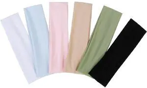 Headbands for Women's Short Hair - Non-Slip Elastic Sweat Hairbands, Soft Fabric Cloth Bands for Workout, Yoga, Running, Sports, Thin Hair Wrap for Girls Headbands for Women's Short Hair - Non-Slip Elastic Sweat Hairbands, Soft Fabric Cloth Bands for Workout, Yoga, Running, Sports, Thin Hair Wrap for Girls