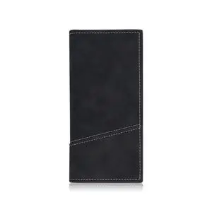 Long Wallet for Men, Bifold Wallets with 12 Card Slots, 2 Cash Slots, ID Window and Zippered Coin Pocket, Credit Card Wallet for Suits and Daily Use (Black-B) Long Wallet for Men, Bifold Wallets with 12 Card Slots, 2 Cash Slots, ID Window and Zippered Coin Pocket, Credit Card Wallet for Suits and Daily Use (Black-B)