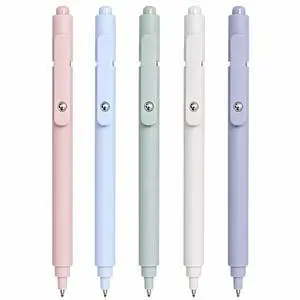 Aesthetic Gel Pens 5 Pack, 0.5mm, Black Ink, Fine Point, Quick Dry | Smooth Writing Pens for Journaling, Note Taking, Office, Cute Pens for Nurse Women Girl, Back to School, Classroom Must Have Aesthetic Gel Pens 5 Pack, 0.5mm, Black Ink, Fine Point, Quick Dry | Smooth Writing Pens for Journaling, Note Taking, Office, Cute Pens for Nurse Women Girl, Back to School, Classroom Must Have