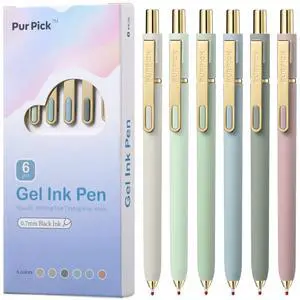 Aesthetic Gel Pens,6 Pcs 0.7mm Retractable Quick Dry Black Ink Pens | Fine Point Smooth Writing Pens for Nurses,Cute Aesthetic Back-to-School Office School Supplies Gifts for Women & Students Aesthetic Gel Pens,6 Pcs 0.7mm Retractable Quick Dry Black Ink Pens | Fine Point Smooth Writing Pens for Nurses,Cute Aesthetic Back-to-School Office School Supplies Gifts for Women & Students