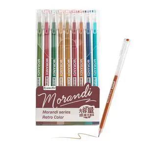9 Colored Gel Pens Set, 0.6mm Fine Point for Black Paper & White Paper, Pens for Journaling, Adult Coloring Books, Bible, Drawing, Note Taking, Art & Journaling Supplies(Morandi-Retro Color) 9 Colored Gel Pens Set, 0.6mm Fine Point for Black Paper & White Paper, Pens for Journaling, Adult Coloring Books, Bible, Drawing, Note Taking, Art & Journaling Supplies(Morandi-Retro Color)