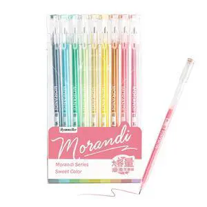 9 Colored Gel Pens Set, 0.6mm Fine Point for Black Paper & White Paper, Pens for Journaling, Adult Coloring Books, Bible, Drawing, Note Taking, Art & Journaling Supplies (Morandi-Sweet Color) 9 Colored Gel Pens Set, 0.6mm Fine Point for Black Paper & White Paper, Pens for Journaling, Adult Coloring Books, Bible, Drawing, Note Taking, Art & Journaling Supplies (Morandi-Sweet Color)