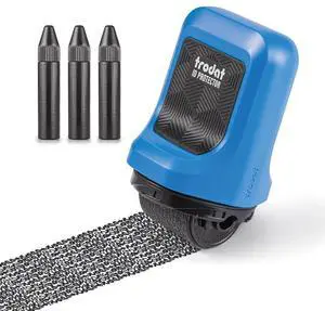 ID Protector Identity Theft Roller Stamp incl. 3 Bonus Refill Inks | Conceal your information in one easy roll; Works on glossy & standard paper; Includes 3 refill inks; Easy Refill ID Protector Identity Theft Roller Stamp incl. 3 Bonus Refill Inks | Conceal your information in one easy roll; Works on glossy & standard paper; Includes 3 refill inks; Easy Refill