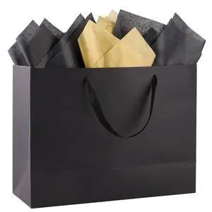 3 Pack Extra Large Black Gift Bags with Handles & 9 Tissue Papers | 16x12x6 Inches Ideal for Men Birthday, Weddings, Father's Day, Business Events, Halloween & Christmas 3 Pack Extra Large Black Gift Bags with Handles & 9 Tissue Papers | 16x12x6 Inches Ideal for Men Birthday, Weddings, Father's Day, Business Events, Halloween & Christmas