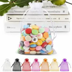 50PCS Organza Bags 5 x 7, White Small Gift Mesh Bags Drawstring Bulk | Sheer Goodie Pouches for Wedding Candy Party Favors Baby Bridal Shower&Halloween, Jewelry Treats Sachet Soap Makeup Gift Wrap 50PCS Organza Bags 5 x 7, White Small Gift Mesh Bags Drawstring Bulk | Sheer Goodie Pouches for Wedding Candy Party Favors Baby Bridal Shower&Halloween, Jewelry Treats Sachet Soap Makeup Gift Wrap