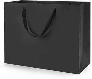 Extra Large Black Gift Bags: 16x6x12 Inch 3pcs Black Paper Bags With Handles Bulk For Party Shopping Birthday Wedding (XL-3) Extra Large Black Gift Bags: 16x6x12 Inch 3pcs Black Paper Bags With Handles Bulk For Party Shopping Birthday Wedding (XL-3)