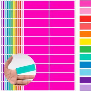 Colored Label Stickers,12 Colors,3 x 1 Inch Folder Labels-480 Pcs | Rectangle Self-Adhesive Sticky Labels Color Stickers Moving Stickers for Inventory,Office,File Folders,Moving Colored Label Stickers,12 Colors,3 x 1 Inch Folder Labels-480 Pcs | Rectangle Self-Adhesive Sticky Labels Color Stickers Moving Stickers for Inventory,Office,File Folders,Moving