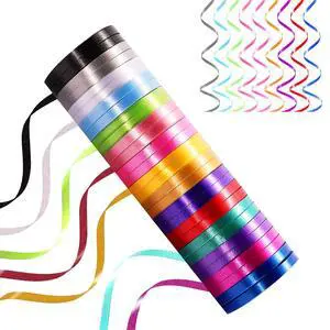 30 Roll 15 Colors Curling Ribbons for Crafts Bows Present Wrapping Ribbon Florist Wedding Party Festival Art Craft Decor, Separate Rolls, 11 Yards Per Roll, 3/16 Inch Wide 3/16" - Set1 30 Roll 15 Colors Curling Ribbons for Crafts Bows Present Wrapping Ribbon Florist Wedding Party Festival Art Craft Decor, Separate Rolls, 11 Yards Per Roll, 3/16 Inch Wide 3/16" - Set1