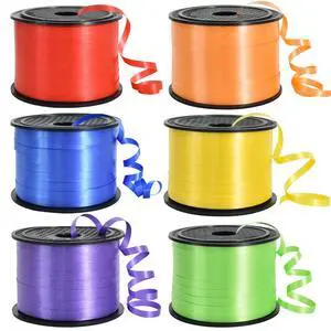 Rainbow Curling Ribbon-6 Assorted Colors Balloon Curling Ribbons Set-600 Yards Balloon String for DIY Decor,Gift Wrapping,Ribbons and Bows for Christmas New Year Birthday Gifts Supplies Rainbow Curling Ribbon-6 Assorted Colors Balloon Curling Ribbons Set-600 Yards Balloon String for DIY Decor,Gift Wrapping,Ribbons and Bows for Christmas New Year Birthday Gifts Supplies