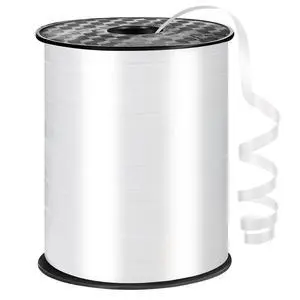 White Curling Ribbon 600 Yards, 1/5 Inch Balloon String Ribbon | Thin Plastic Ribbon for Gift Wrapping, Balloons, Wedding Bouquets, Crafts, Weddings, Birthdays and Baby Showers White Curling Ribbon 600 Yards, 1/5 Inch Balloon String Ribbon | Thin Plastic Ribbon for Gift Wrapping, Balloons, Wedding Bouquets, Crafts, Weddings, Birthdays and Baby Showers