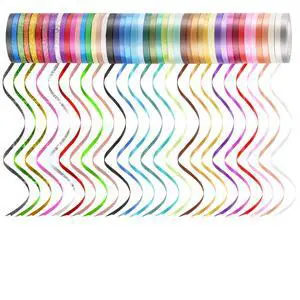 48 Rolls Curling Balloon String Roll Ribbons, 48 Colors 5mm 11 Yards Gift Wrapping Ribbons for Art Crafts Bows Wedding Party Florist 48 Rolls Curling Balloon String Roll Ribbons, 48 Colors 5mm 11 Yards Gift Wrapping Ribbons for Art Crafts Bows Wedding Party Florist