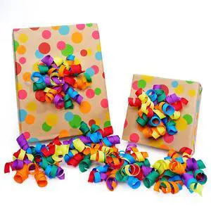 Rainbow Bows for Gift Wrapping Birthday Bows | Self Adhesive Curly Gift Bows for Birthday Party, Holiday Party Favors, Gift Wrapping - 6 Counts Rainbow Bows for Gift Wrapping Birthday Bows | Self Adhesive Curly Gift Bows for Birthday Party, Holiday Party Favors, Gift Wrapping - 6 Counts