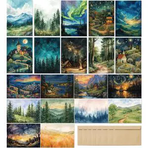 Blank Cards with Envelopes All Occasion,Whimsical Watercolor illustration Design Blank Greeting Cards 4x6,40Pack -Blank Greeting Cards,Note Cards with Matching Peel-and-Seal Rustic Envelopes Blank Cards with Envelopes All Occasion,Whimsical Watercolor illustration Design Blank Greeting Cards 4x6,40Pack -Blank Greeting Cards,Note Cards with Matching Peel-and-Seal Rustic Envelopes