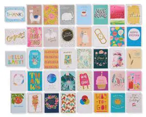 41-Count All-Occasion Greeting Card Pack, Assorted Colorful Designs 41-Count All-Occasion Greeting Card Pack, Assorted Colorful Designs
