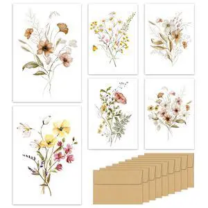 Blank Cards,Blank Greeting Cards 4x6,30 Pack 6 Assorted Floral Designs Blank Greet Cards with envelopes,Note Cards with Envelopes,Blank Cards with Envelopes Blank Cards,Blank Greeting Cards 4x6,30 Pack 6 Assorted Floral Designs Blank Greet Cards with envelopes,Note Cards with Envelopes,Blank Cards with Envelopes