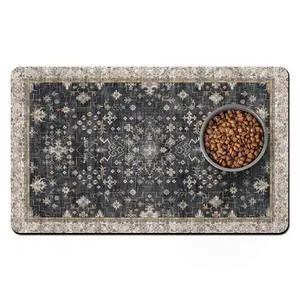 Pet Food Mats for Floor, Absorbent Dog Mat for Food and Water Dispenser Mat, Dog Food Mat Quick Dry Cat Food Mat Pet Supplies Pet Food Mats for Floor, Absorbent Dog Mat for Food and Water Dispenser Mat, Dog Food Mat Quick Dry Cat Food Mat Pet Supplies