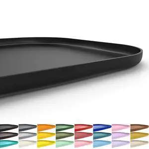 Waterproof Silicone Pet Food Mat with Raised Edge for Dog & Cat | 19" x 12" Non-Slip Pet Feeding Mats with Lip for Food & Water Bowl, Food Grade, Easy Cleaning, Black Waterproof Silicone Pet Food Mat with Raised Edge for Dog & Cat | 19" x 12" Non-Slip Pet Feeding Mats with Lip for Food & Water Bowl, Food Grade, Easy Cleaning, Black
