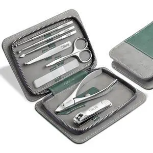Manicure Kit for Women with Exquisite PU Leather Case | 8 Pcs Stainless Steel Nail Kit, Precision Pedicure Tools for Feet Manicure Kit for Women with Exquisite PU Leather Case | 8 Pcs Stainless Steel Nail Kit, Precision Pedicure Tools for Feet