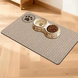 Pet Feeding Mat for Floors Waterproof Dog Mat for Food and Water Absorbent Quick Dry Non Slip mat for Cat Bowls Pet Feeding Mat for Floors Waterproof Dog Mat for Food and Water Absorbent Quick Dry Non Slip mat for Cat Bowls