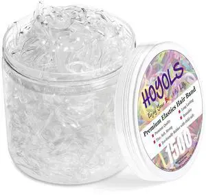 Clear Hair Ties, 1500 Pcs Small Elastic Rubber Bands | Soft Mini TPU Rubber Bands with No-Snag Stretch Hold for Braids, Ponytails and Daily Styling for Women and Teens Clear Hair Ties, 1500 Pcs Small Elastic Rubber Bands | Soft Mini TPU Rubber Bands with No-Snag Stretch Hold for Braids, Ponytails and Daily Styling for Women and Teens