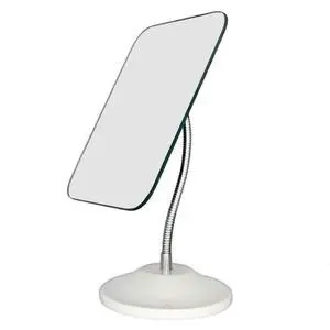 Adjustable Flexible Gooseneck Makeup Mirror,360°Rotation Folding Portable Desk Vanity Mirror with Stand Shower Shaving Cosmetic Mirror Square Adjustable Flexible Gooseneck Makeup Mirror,360°Rotation Folding Portable Desk Vanity Mirror with Stand Shower Shaving Cosmetic Mirror Square