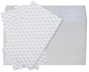 Convex Point Melamine Eraser Sheets, 50 Count | Thick melamine sheets clean with water only; convex-point pads reach tight spaces in kitchens, baths, shoes and furniture. Convex Point Melamine Eraser Sheets, 50 Count | Thick melamine sheets clean with water only; convex-point pads reach tight spaces in kitchens, baths, shoes and furniture.