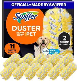 Pet Heavy Duty Dusters Refills, Multisurface 360 Dusters with Febreze Odor Defense, 11 Count Pet Heavy Duty Dusters Refills, Multisurface 360 Dusters with Febreze Odor Defense, 11 Count