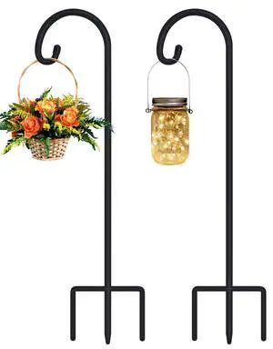 32" Small Shepherd Hooks for Outdoor,Adjustable Decorative Garden Hooks for Solar Lanterns, Hanging Plants, Wind Chimes & Garden Decor, 2 Pack 32" Small Shepherd Hooks for Outdoor,Adjustable Decorative Garden Hooks for Solar Lanterns, Hanging Plants, Wind Chimes & Garden Decor, 2 Pack
