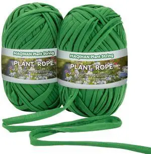 Plant Ties for Outdoor Plants - Soft Garden Twine 2 Pack 115FT | Garden String, Plant Tape for Climbing Plants, Tomato Ties, Tree Support, Strong Stretchy Support, Flowers, Vines, Stems Plant Ties for Outdoor Plants - Soft Garden Twine 2 Pack 115FT | Garden String, Plant Tape for Climbing Plants, Tomato Ties, Tree Support, Strong Stretchy Support, Flowers, Vines, Stems
