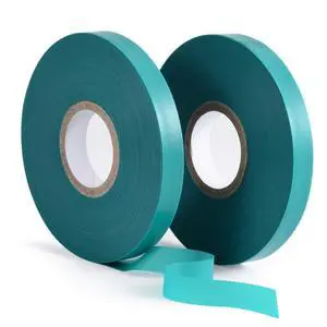 2 Pcs 150 Feet x 1/2" Wide Stretch Tie Tape Green Plant Garden Tie, Garden Vinyl Stake for Branches, Climbing Planters, Flowers 2 Pcs 150 Feet x 1/2" Wide Stretch Tie Tape Green Plant Garden Tie, Garden Vinyl Stake for Branches, Climbing Planters, Flowers