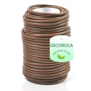Soft Plant Ties for Support - 65.6' Reusable Waterproof Plant Wire, 3.5mm Garden Twist, Office Organization and Decoration Binding1pc/Brown Soft Plant Ties for Support - 65.6' Reusable Waterproof Plant Wire, 3.5mm Garden Twist, Office Organization and Decoration Binding1pc/Brown