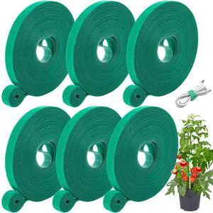 Plant Tape, 6 Roll 196 Ft Green Garden Tape, Adjustable Twist Ties for Plants Support 1/2", Reusable Garden Ties for Climbing Plants, Gardening Tape for Outdoor Indoor Plants Plant Tape, 6 Roll 196 Ft Green Garden Tape, Adjustable Twist Ties for Plants Support 1/2", Reusable Garden Ties for Climbing Plants, Gardening Tape for Outdoor Indoor Plants