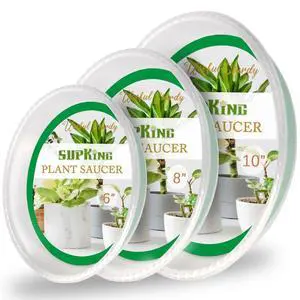 9 Pack Plant Saucers (6inch /8inch /10inch), Heavy Sturdy Plant Trays Pot Tray for Indoor Clear Plastic Flower Pot Saucers Thicker Plant Water Drip Trays for pots- Clear 9 Pack Plant Saucers (6inch /8inch /10inch), Heavy Sturdy Plant Trays Pot Tray for Indoor Clear Plastic Flower Pot Saucers Thicker Plant Water Drip Trays for pots- Clear