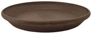 AP30C 12-inch Plastic/Stone/Wood Composite Plant Saucer Drip Tray No Drainage Hole (Drillable), Indoor/Outer Water Tray, Chocolate AP30C 12-inch Plastic/Stone/Wood Composite Plant Saucer Drip Tray No Drainage Hole (Drillable), Indoor/Outer Water Tray, Chocolate