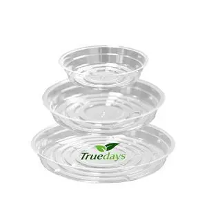 15 Pack(6 inch/8inch/10inch) Clear Plant Saucers Flower Pot Tray Excellent for Indoor & Outdoor Plants 15 Pack(6 inch/8inch/10inch) Clear Plant Saucers Flower Pot Tray Excellent for Indoor & Outdoor Plants