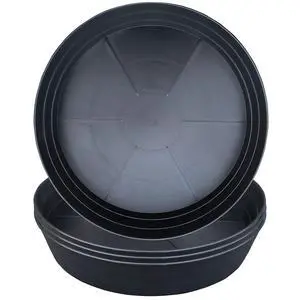 Plant Saucer 4 Pack 10 inch Heavy Drainage Tray for Indoors No Holes, 12 14 16 18 20 25 Inch Plastic Plant saucers Water Catcher for Pots Base Extra-Deep Plant Trays for Flower Pot (10 Inch, Black) Plant Saucer 4 Pack 10 inch Heavy Drainage Tray for Indoors No Holes, 12 14 16 18 20 25 Inch Plastic Plant saucers Water Catcher for Pots Base Extra-Deep Plant Trays for Flower Pot (10 Inch, Black)