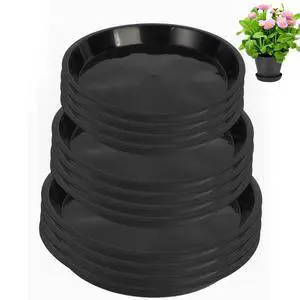 12 Pack Plant Saucer 8 10 12 Inch Plastic Plant Tray, Sturdy and Durable Flower Pot Container Accessories Plant Pot Saucers for Indoor and Outdoor (8 10 12 Inch, Black) 12 Pack Plant Saucer 8 10 12 Inch Plastic Plant Tray, Sturdy and Durable Flower Pot Container Accessories Plant Pot Saucers for Indoor and Outdoor (8 10 12 Inch, Black)