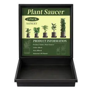 Square Plant Saucer 10 Inch 2 Pack Tray Plastic Pot for Outdoor | Indoors Flower 8 10 12 14 16 Inch Heavy Duty Black Planter No Holes Drip Square Plant Saucer 10 Inch 2 Pack Tray Plastic Pot for Outdoor | Indoors Flower 8 10 12 14 16 Inch Heavy Duty Black Planter No Holes Drip