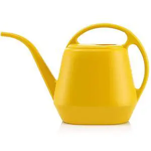 Plastic Watering Can, Yellow, 1-Gallon Plastic Watering Can, Yellow, 1-Gallon