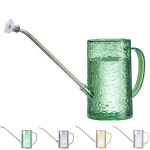 Small Watering Can for Indoor Plants - 34oz Leakproof Lightweight Pot with Long Spout & Bonus Shower Head, Indoor Watering Can for House Plants in Sage Green Small Watering Can for Indoor Plants - 34oz Leakproof Lightweight Pot with Long Spout & Bonus Shower Head, Indoor Watering Can for House Plants in Sage Green