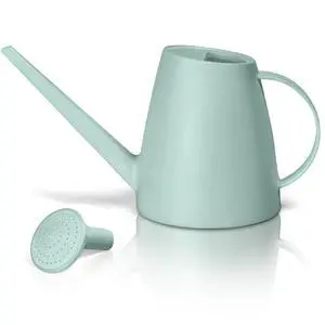 Plant Watering Can - Plastic Indoor and Outdoor - 1/2 Gallon - Light Green Plant Watering Can - Plastic Indoor and Outdoor - 1/2 Gallon - Light Green
