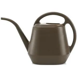 Plastic Watering Can, 1-Gallon, Deep Gray Plastic Watering Can, 1-Gallon, Deep Gray