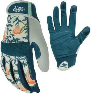 High Performance Garden Gloves for Women, 1 Pair Medium,Coral Floral High Performance Garden Gloves for Women, 1 Pair Medium,Coral Floral