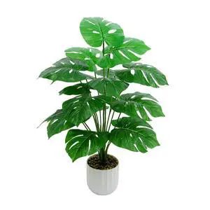 28 Fake Plant Artificial Monstera for Room Decor, Faux Potted Plants Indoor for Home Living Bedroom Aesthetic Farmhouse Dorm Office Classroom and Outdoor Garden Porch Balcony Decor 28 Fake Plant Artificial Monstera for Room Decor, Faux Potted Plants Indoor for Home Living Bedroom Aesthetic Farmhouse Dorm Office Classroom and Outdoor Garden Porch Balcony Decor