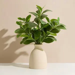 16" Artificial Eucalyptus Stems Potted Plant Indoor Fake Plants | Realistic Greenery with Vase, Small Artificial Office Desk Plants in Pots for Home Decor Weddings Centerpieces 16" Artificial Eucalyptus Stems Potted Plant Indoor Fake Plants | Realistic Greenery with Vase, Small Artificial Office Desk Plants in Pots for Home Decor Weddings Centerpieces