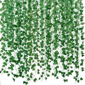 Fake Vines for Room Decor(12 Pack 84 Feet) Aesthetic Artificial Plant Ivy Leaves Hanging Greenery Garlands for Home Bedroom Wall Wedding Christmas Party Office Patio Outdoor Garden Décor Fake Vines for Room Decor(12 Pack 84 Feet) Aesthetic Artificial Plant Ivy Leaves Hanging Greenery Garlands for Home Bedroom Wall Wedding Christmas Party Office Patio Outdoor Garden Décor