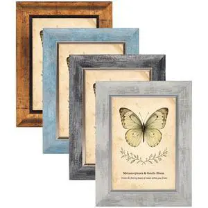 5x7 Picture Frames Set of 4 Rustic Retro Photo Frame with HD Plastic Cover for Wall Mount and Tabletop Display Family Friends Wedding Gift 5x7 Picture Frames Set of 4 Rustic Retro Photo Frame with HD Plastic Cover for Wall Mount and Tabletop Display Family Friends Wedding Gift