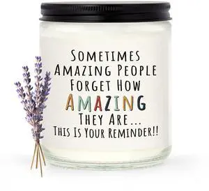 Gifts for Women, Birthday Gifts for Women- You're Amazing Candle | Christmas/Thank You/Inspirational Gift for Woman Her Friend Teacher Mom Girlfriend Sister Bestie, Stocking Stuffers, Lavender Gifts for Women, Birthday Gifts for Women- You're Amazing Candle | Christmas/Thank You/Inspirational Gift for Woman Her Friend Teacher Mom Girlfriend Sister Bestie, Stocking Stuffers, Lavender