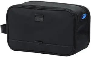 Travel Toiletry Bag for Men, Full Open Dopp Kit with Dual Compartment | Double-sided storage and water-resistant fabric for Shower and Hygiene Accessories,Bathroom Essentials,Cosmetics,Black,Medium Travel Toiletry Bag for Men, Full Open Dopp Kit with Dual Compartment | Double-sided storage and water-resistant fabric for Shower and Hygiene Accessories,Bathroom Essentials,Cosmetics,Black,Medium
