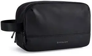 Travel Toiletry Bag for Men, Dopp Kit Water Resistant Shaving Bag for Toiletries Accessories, Black-Medium Travel Toiletry Bag for Men, Dopp Kit Water Resistant Shaving Bag for Toiletries Accessories, Black-Medium